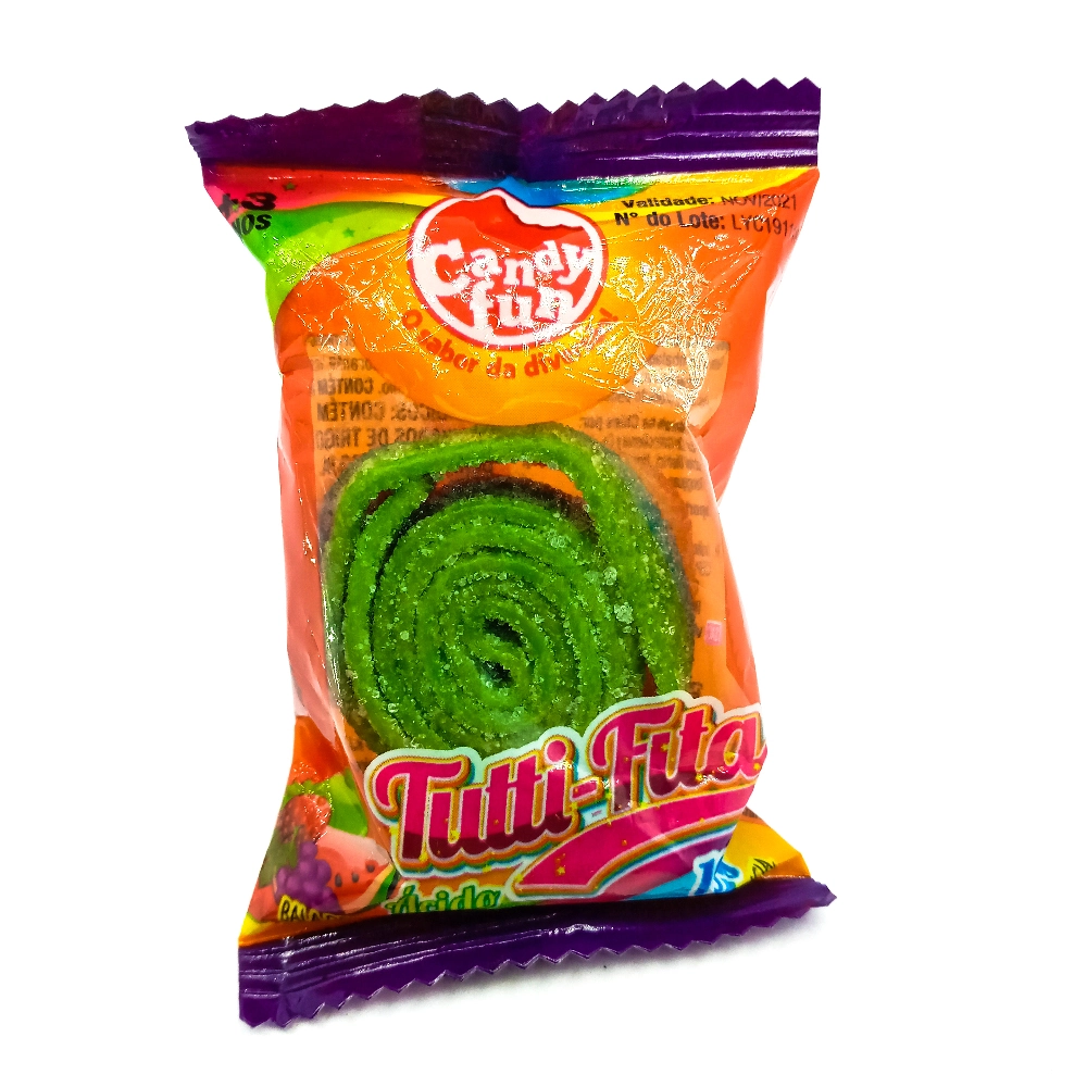 Bala De Goma Tutti Fita 19g