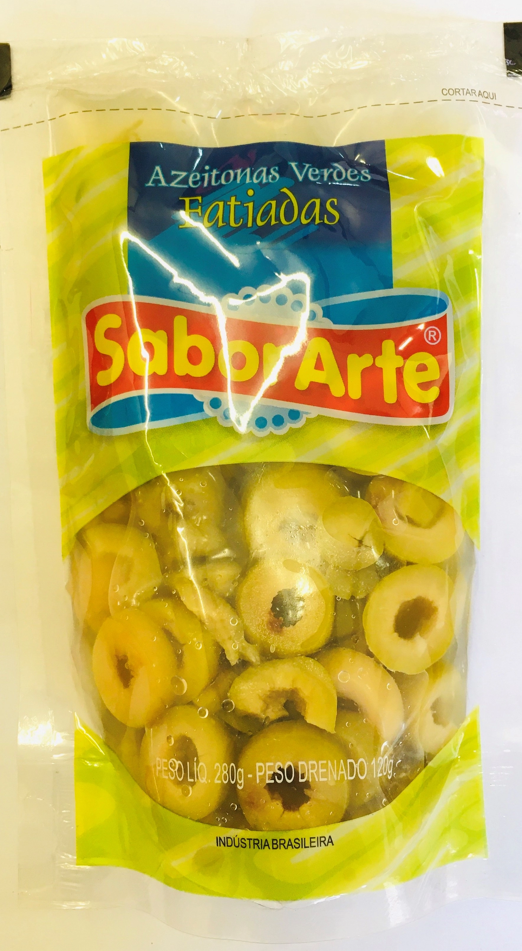 Azeitona Sabor Arte Verde Fatiada Sache