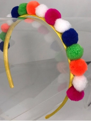 Tiara De Pompom Zalike 901