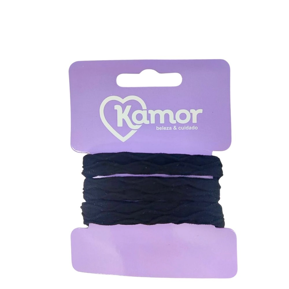 Elastico Meia Com Textura 3un 2124 K