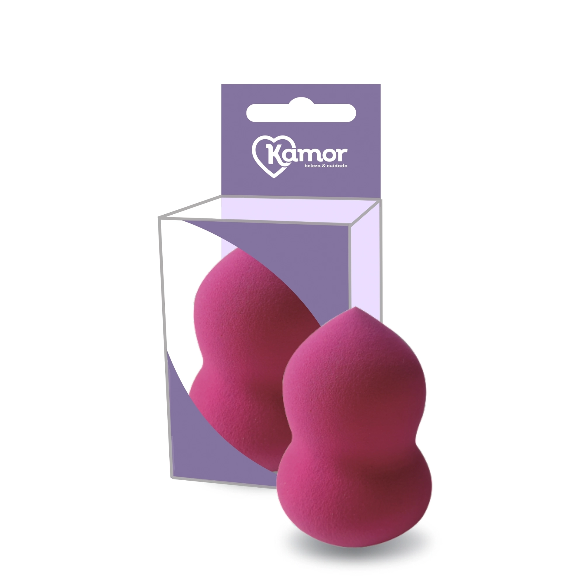 Esponja P/maquiagem Kamor Make Up 3d 1un