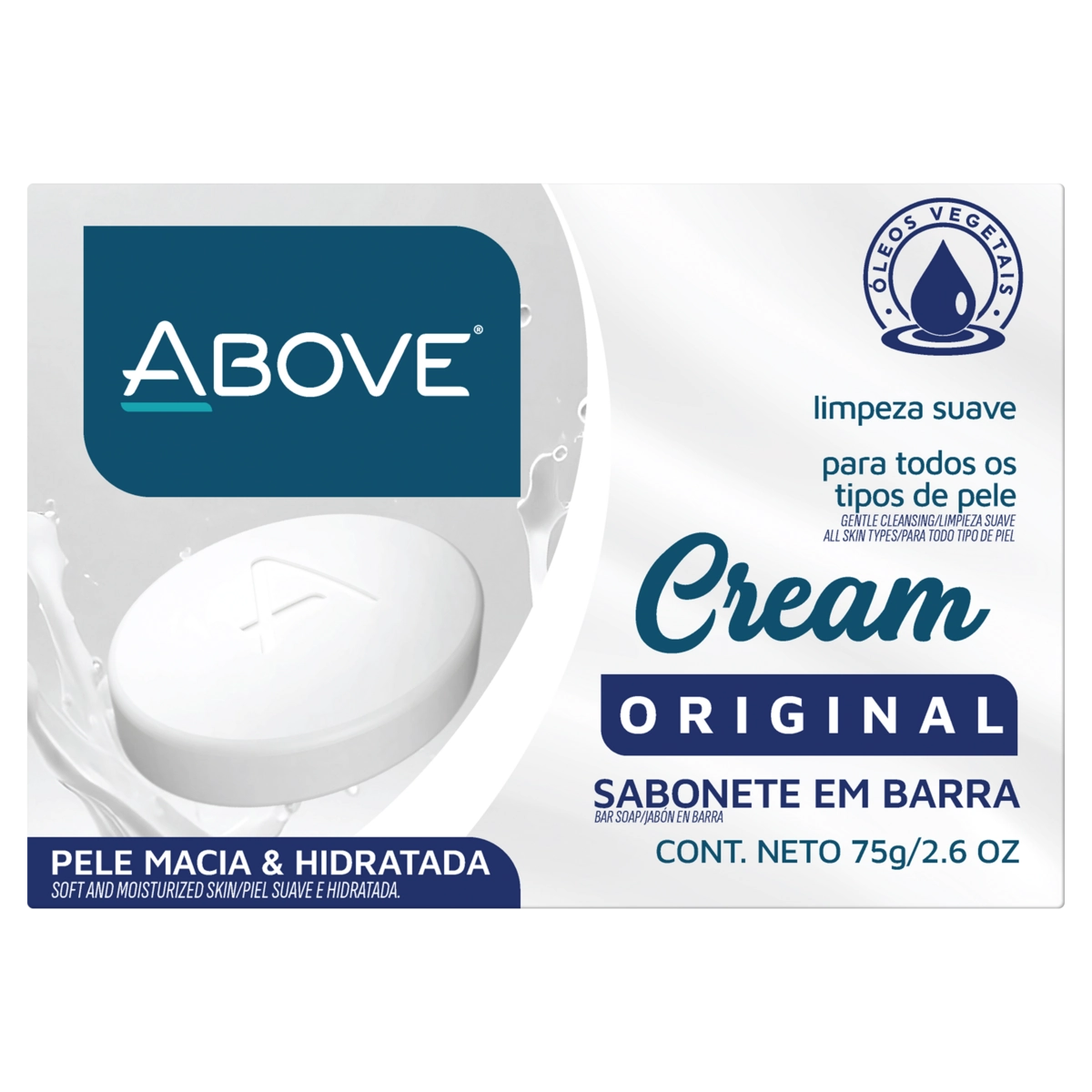 Sabonete Barra Original Above Cream Caixa 75g