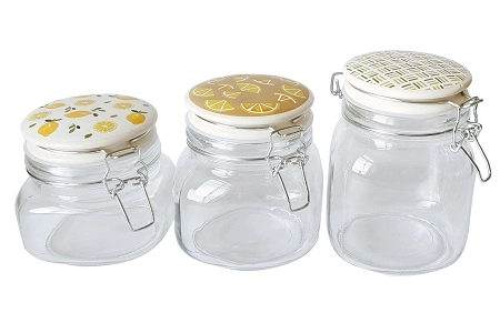 Pote Tpa Casambiente Herm E Ceramica 600ml Lemon