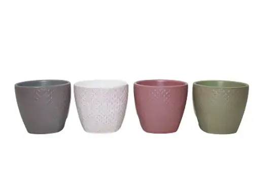 Cachepot Casambiente Colors 12 X 12 X 10 Cm