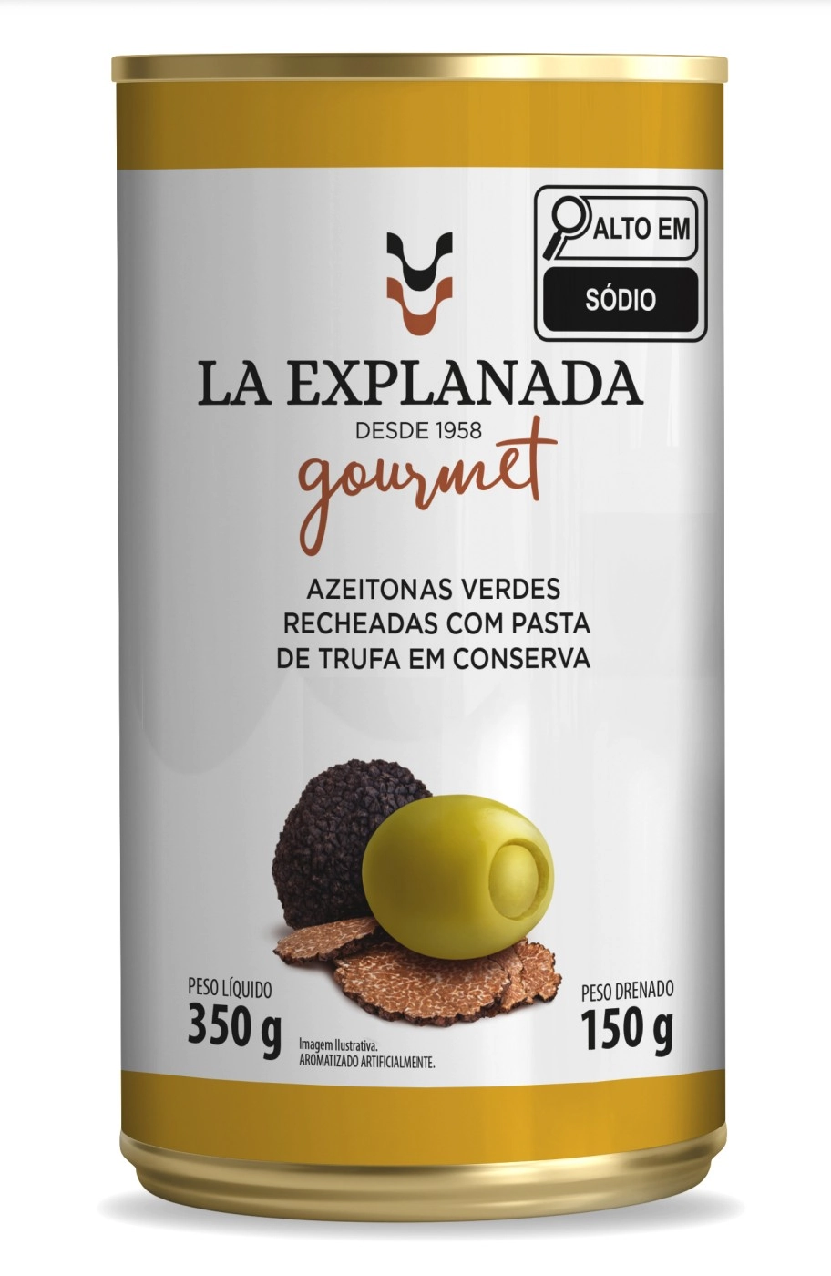 Azeitonas Verdes C/pasta De Trufa La Explanada 150g