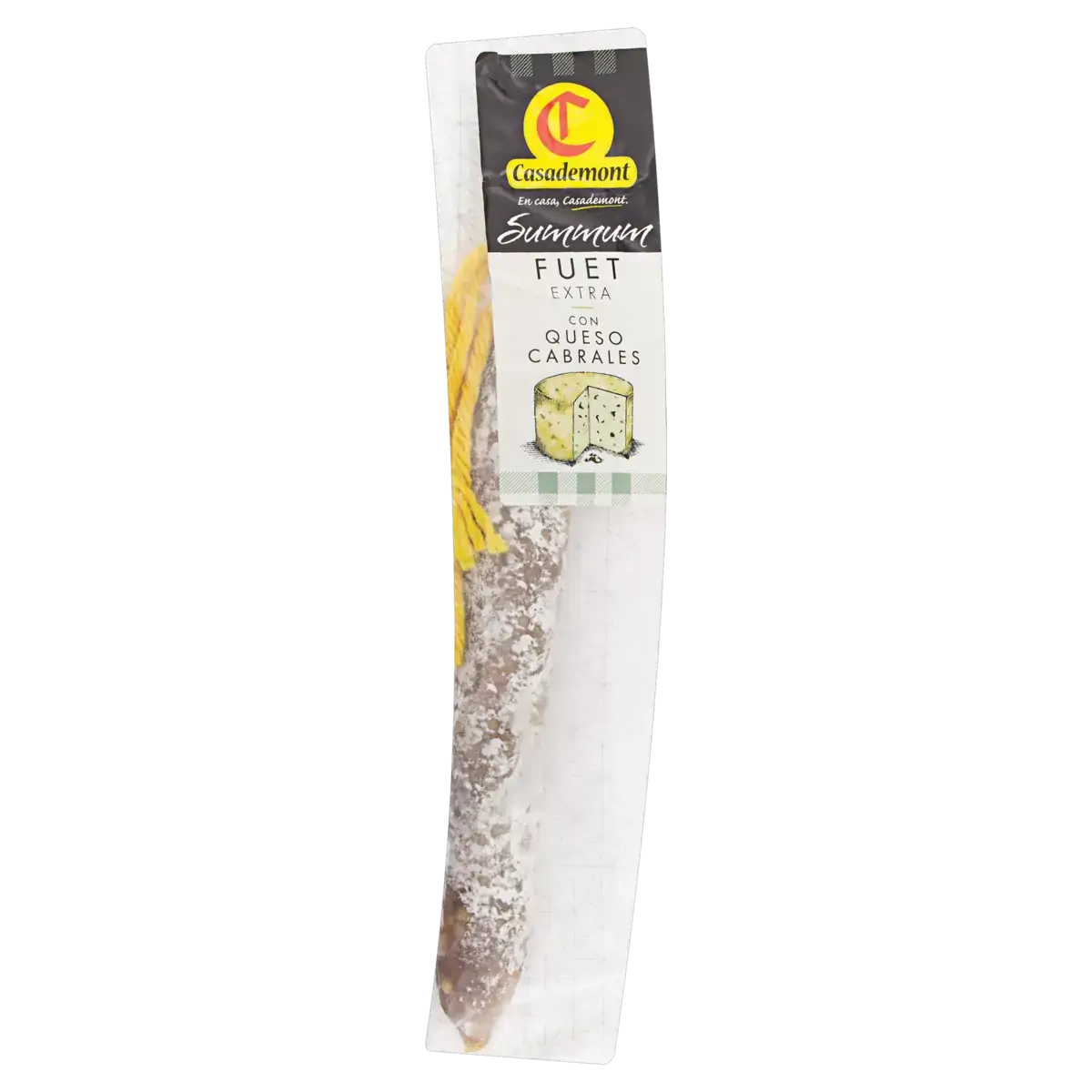 Embutido Suíno Curado Com Queijo Cabrales Casademont Pacote 80g