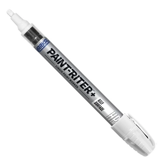 Marcador Industrial Markal Paint Riter Oily Surface - Branco