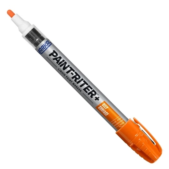 Marcador Industrial Markal Paint Riter Oily Surface - Laranja