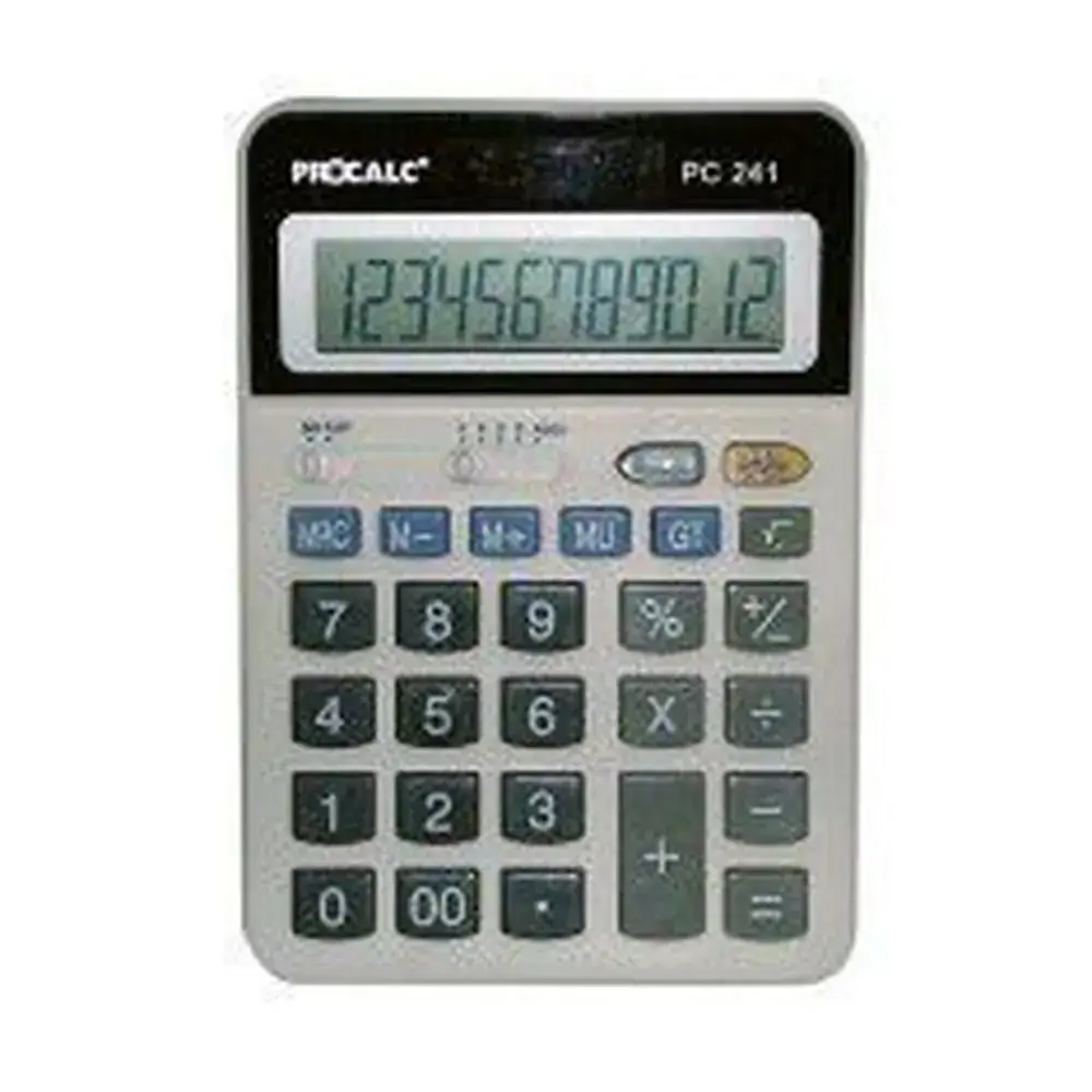 Calculadora De Mesa 12 Dig Solar C241