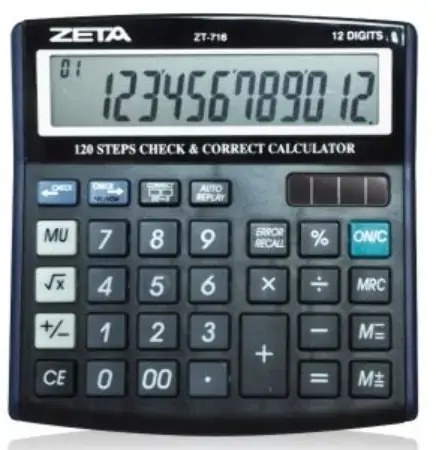 Calculadora Zeta Mesa Zt716
