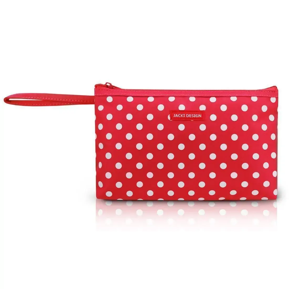 Necessaire Jacki Design Com Alca G Vermelho Dots 1un