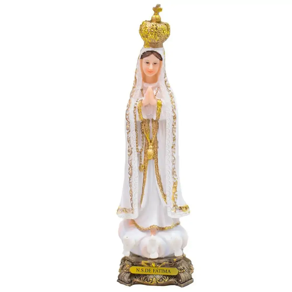 Enfeite N.senhora Fatima 20cm Agw1819 H8