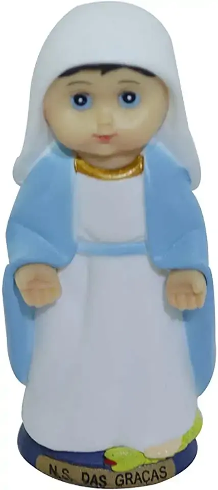 Nsra Das Graças Criança 8cm Minas Presentes