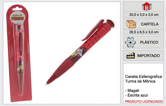 Caneta Ravi Turma Da Monica M1215