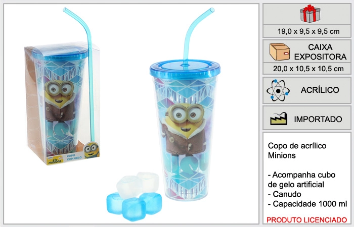 Copo Acrilico Ravi Minion Mn3