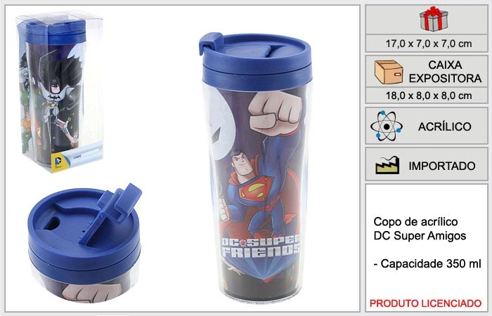Copo Plastico Ravi Dc Super Friends Dc1