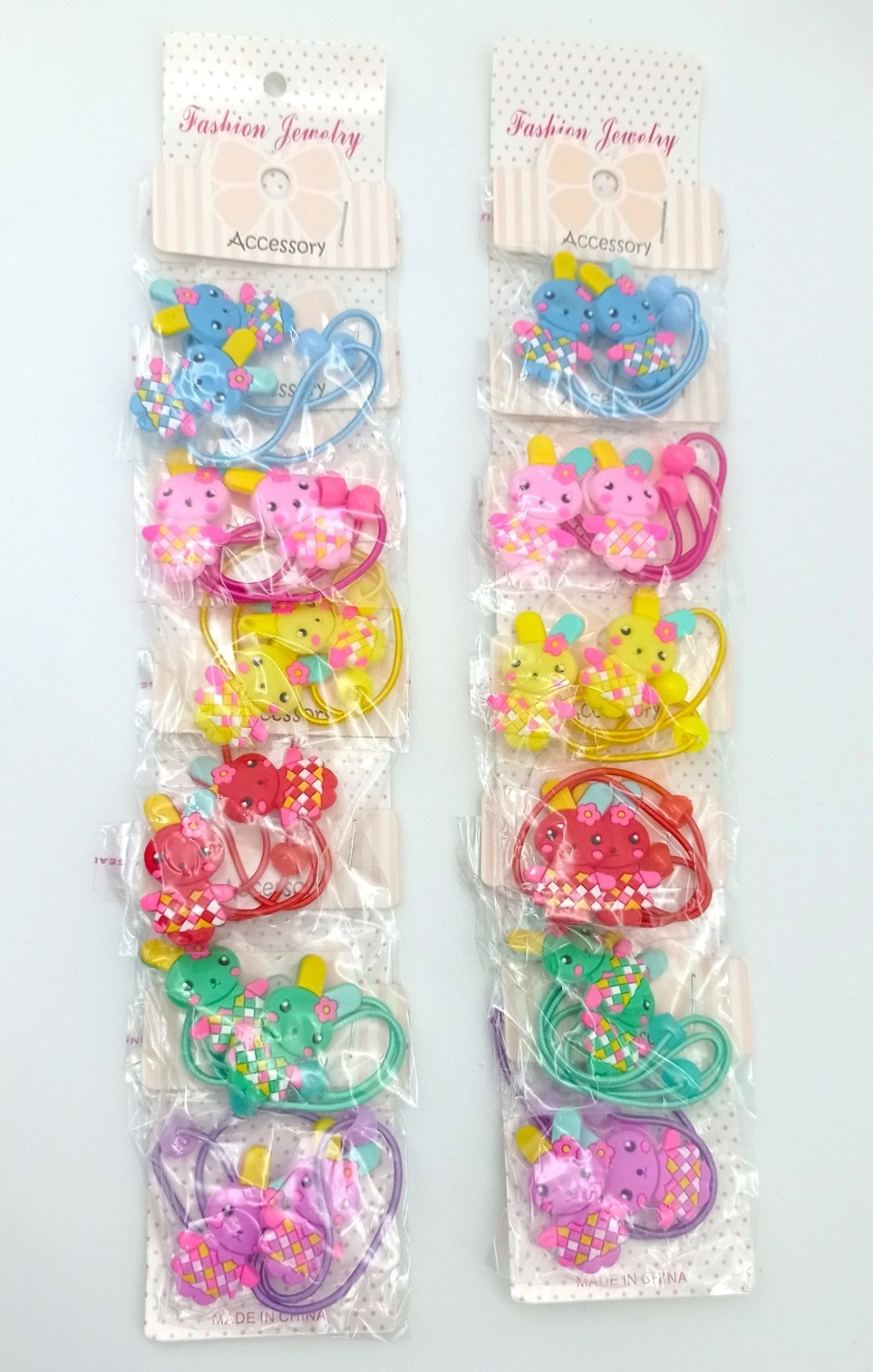 Kit Acessorios P/cabelo Elastico/rabico Sortidos C/12 Pcs