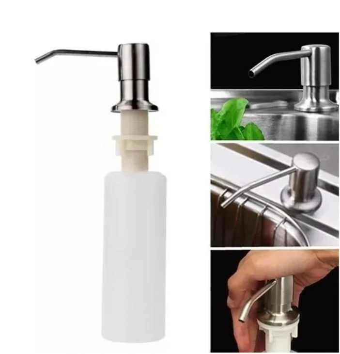 Lixeira De Embutir Inox + Dosador