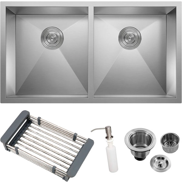 Cuba Inox 304 Quadrada Gourmet Plana Cozinha 78x40 Com Lixeira E Acessórios Smartinox Sq8