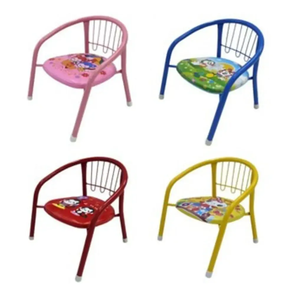 Cadeira Metal Infantil Sortidas C Som Colors Ba31777