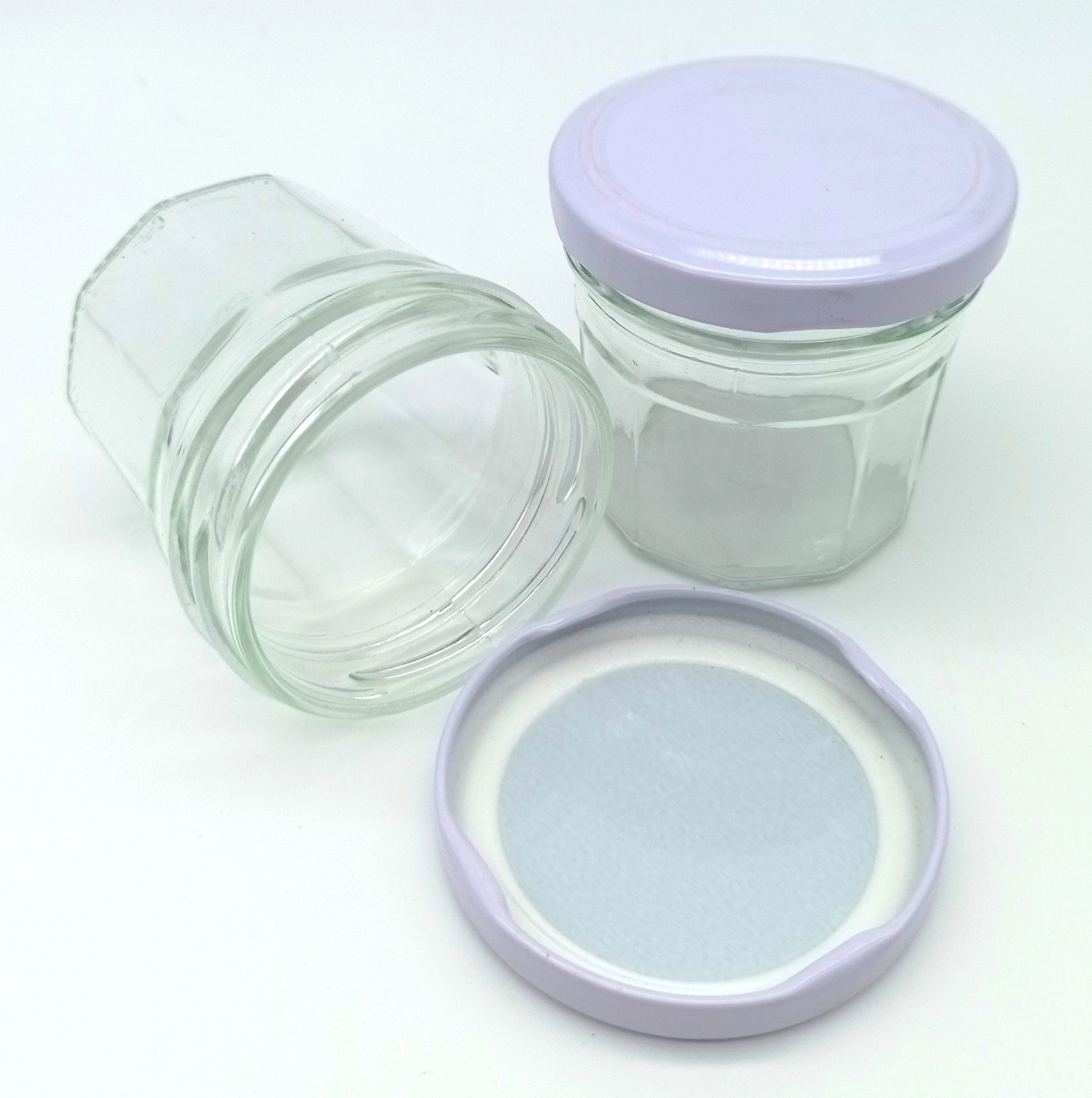 Pote De Vidro Com Tampa, Capacidade 100 Ml