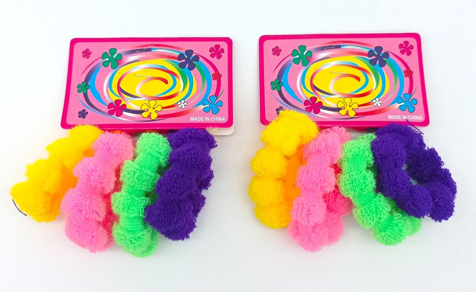 Jogo De Elastico Para Prender Cabelo, Tipo Maria Chiquinha, Contendo 4 Pecas