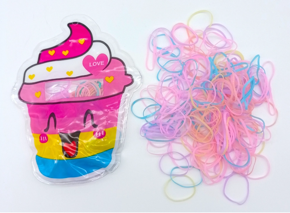 Acessorios Para Cabelo, Sendo: Jogo De Elastico Para Prender Cabelo, Tipo Maria Chiquinha, Contendo