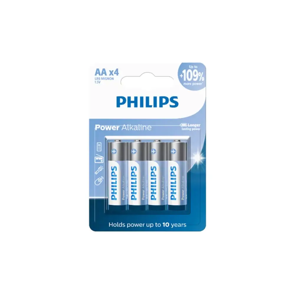 Pilha Philips Alcalina Aa 1.5v C/4