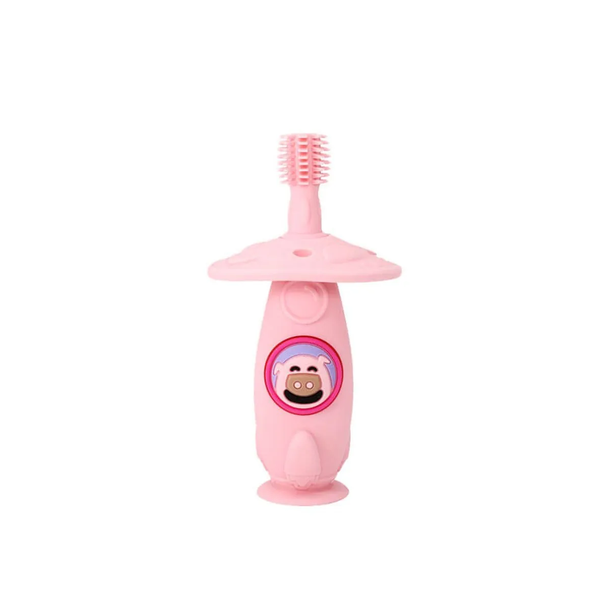 Escova Massageadora em Silicone Porquinho - Marcus&Marcus