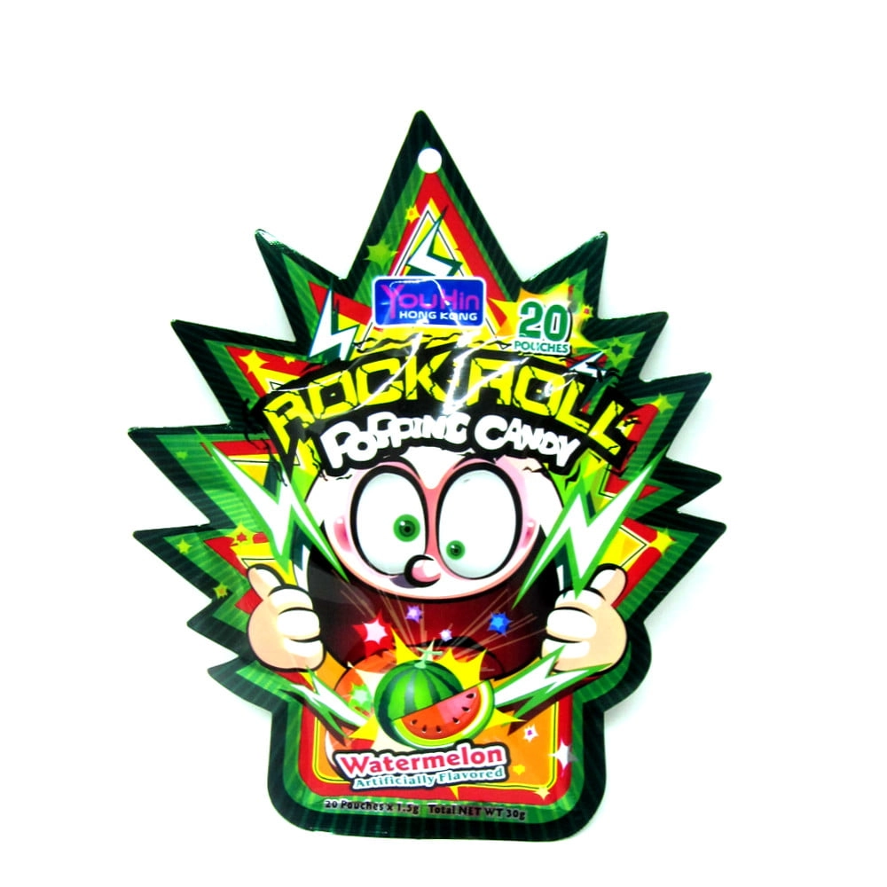 Bala Popping Candy Watermelon Rock Roll 30g