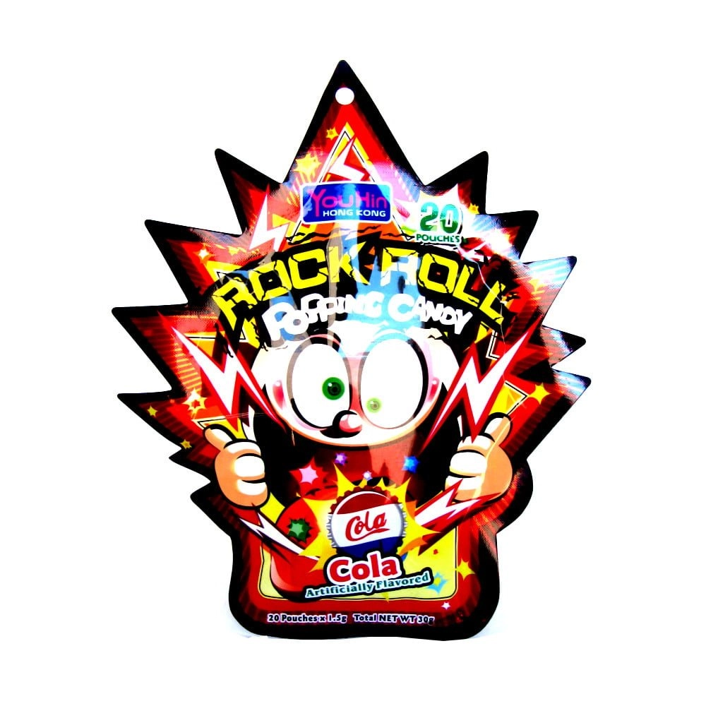Rock Roll Popping Candy Sabor Coca Cola 30gx12x4