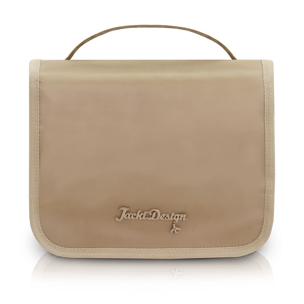Necessaire Jacki Design P/viagem C/gancho Premium Bege 1un