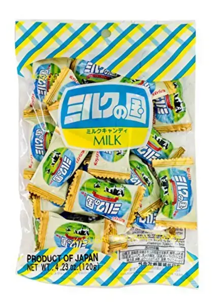 BALA - PESO: 125G - SABOR: LEITE - 1 UNID