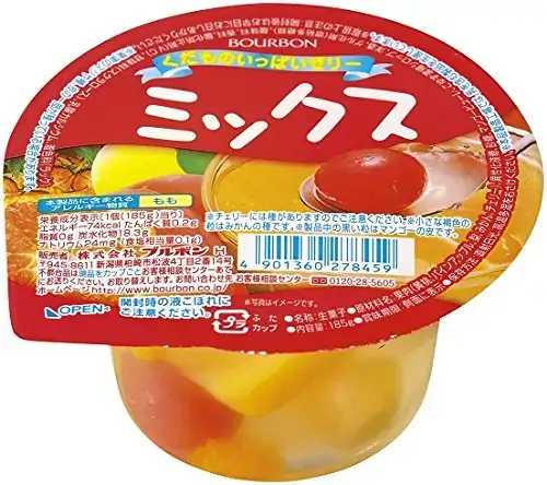 Gelatina Mikan Bourbon Mix De Frutas