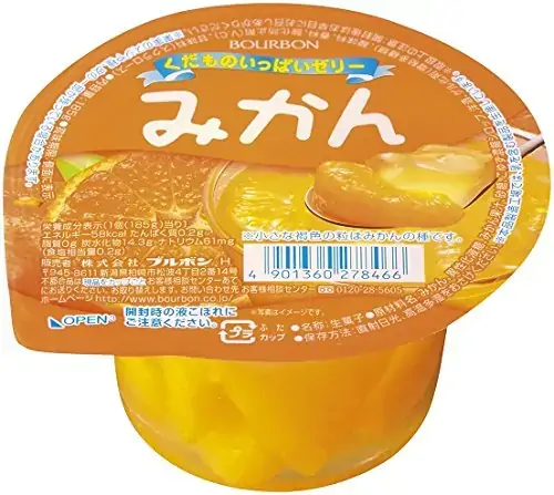 Gelatina Mikan Bourbon Laranja