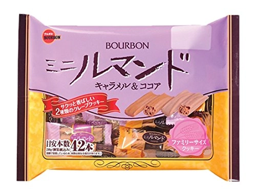 Bourbon Japan Mini Lumand Fs Caramel Cocoa 210g X 12 Bags