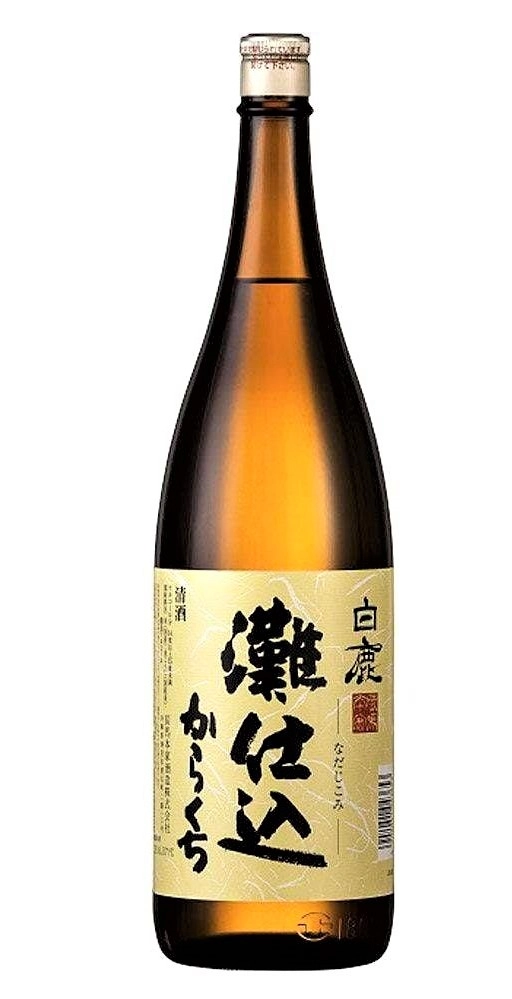 Sake Seco Hakushika Nadajikomi 1.8l 4902051043653