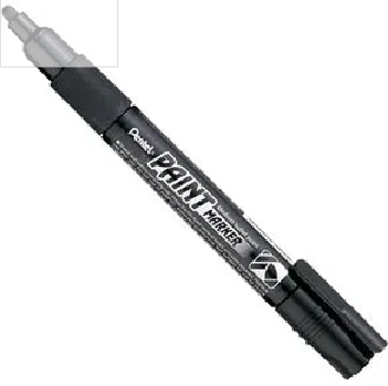 Marcador Permanente Paint Mark Preto Ref.mmp20 Ao