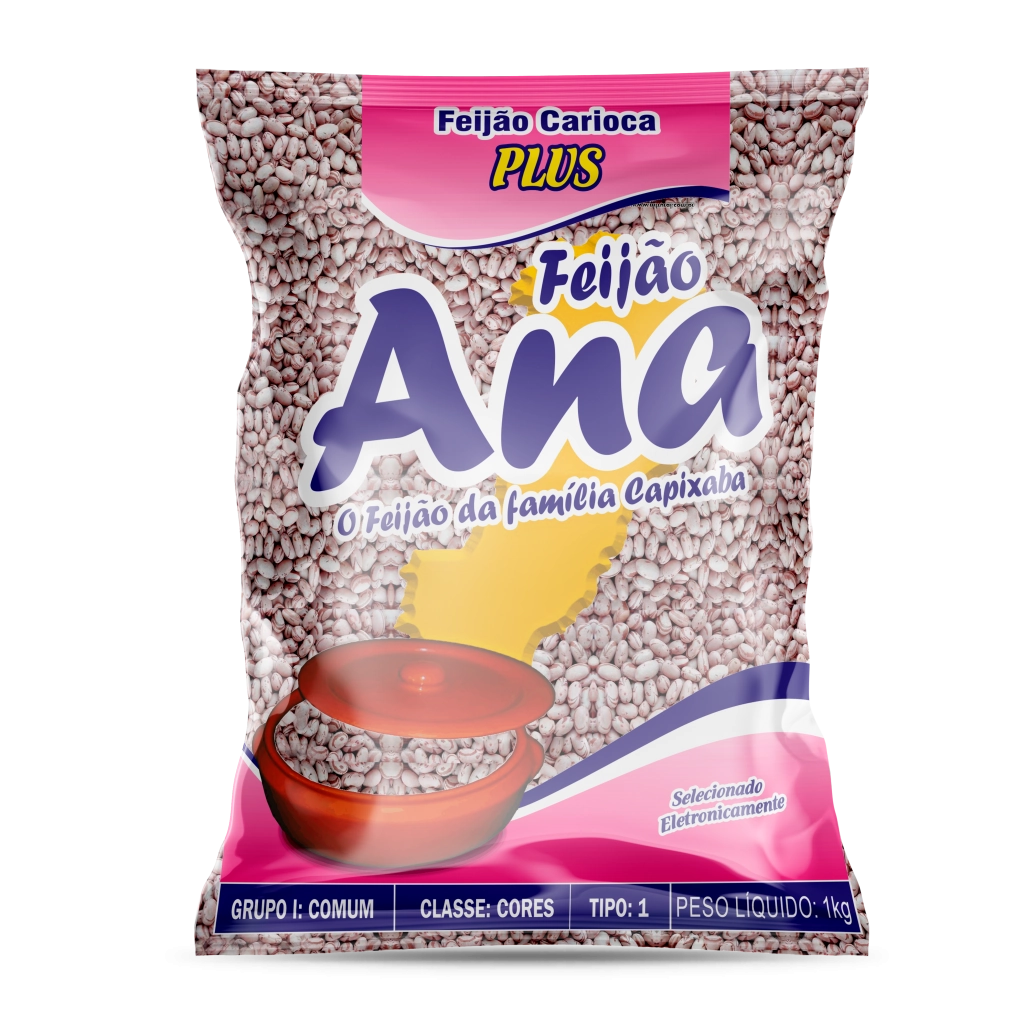 Feijao Carioca Ana 1kg T1 Plus