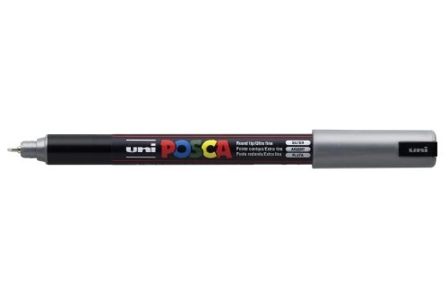Uni Pc 1mr Posca Marker Ultra Fine Silver