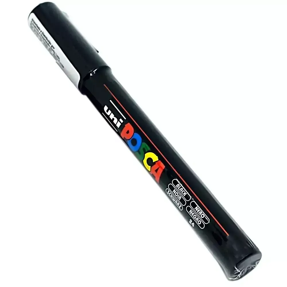 Caneta Posca Uni-ball PC-3M - Preta