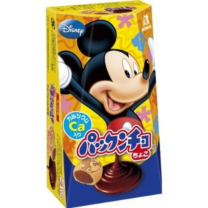 Biscoito Morinaga Mickey Recheado Chocolate