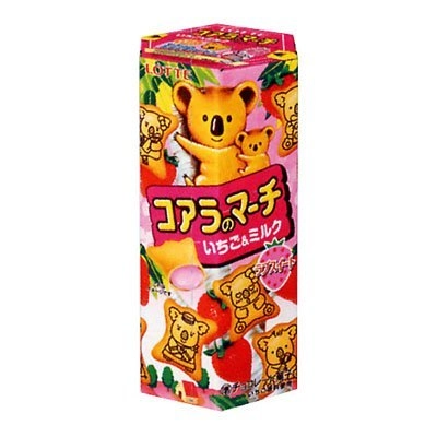 Bisc Lotte 55g Koala No March Morango