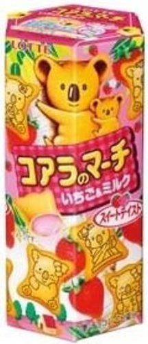 Lotte Koala S March Strawberry Cookies