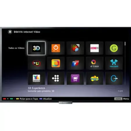 Smart Tv 3d Led 55 Sony Kdl55w955a Full Hd 4 Hdmi 3 Usb Wifi 960hz 4 óculos 3d