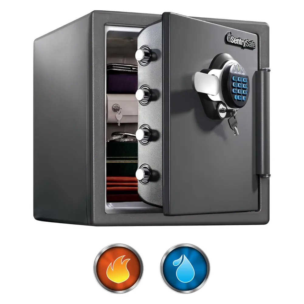 Sentrysafe Cofre Digital À Prova De Fogo E Água Sfw123gdc