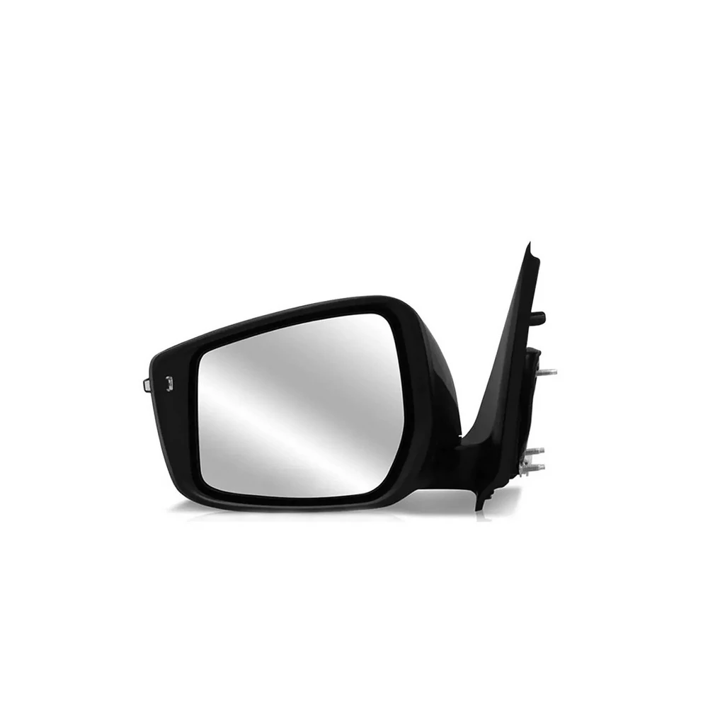 Espelho Retrovisor Externo NISSAN VERSA Lado Esquerdo Elétrico Preto Liso sem Pisca - RUFATO 28295