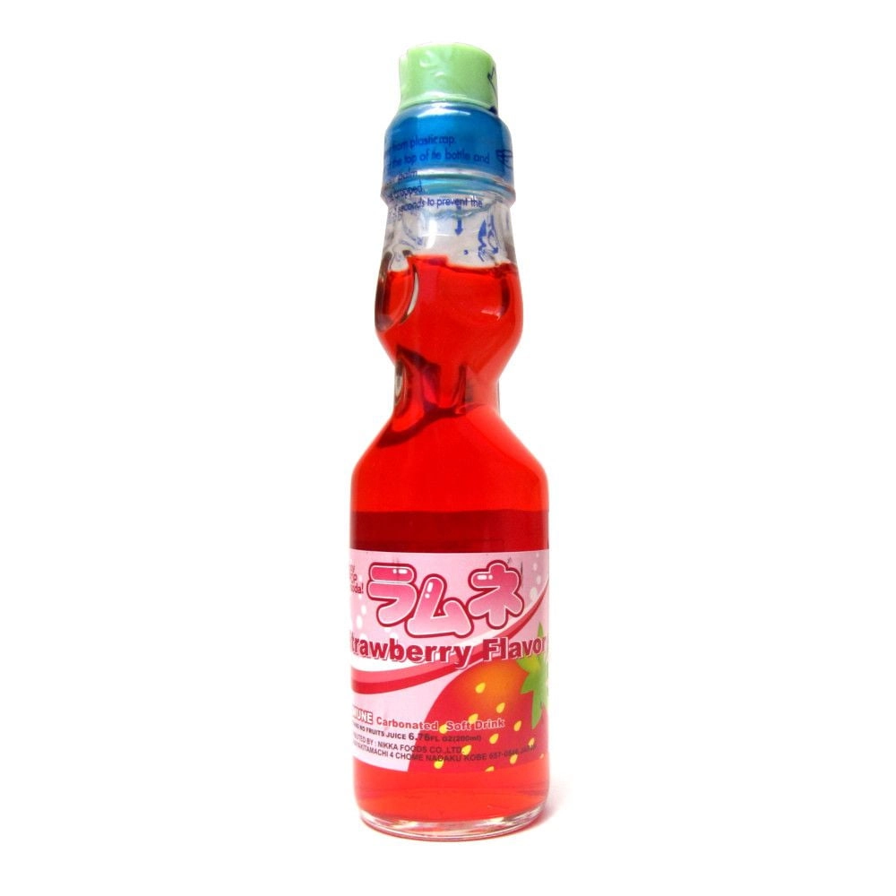 Bebida Nikka Morango Ramune 200ml