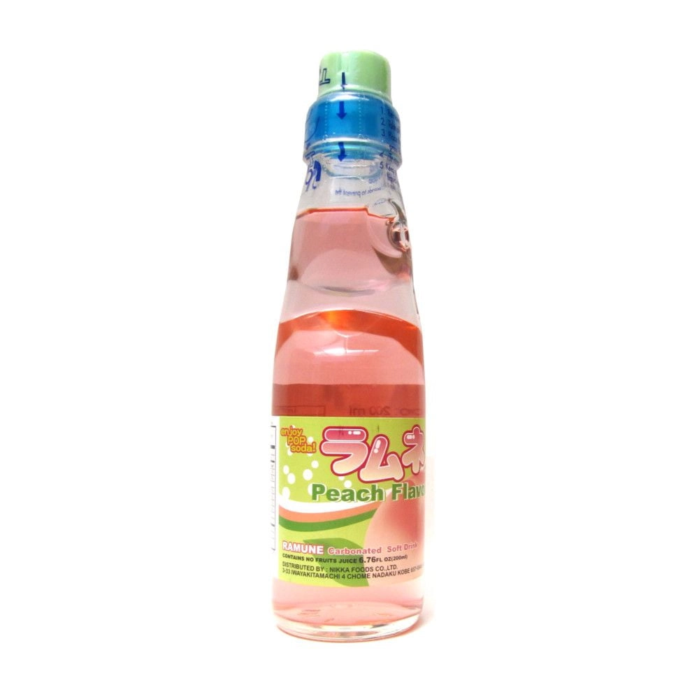Bebida Nikka Pessego Ramune 200ml