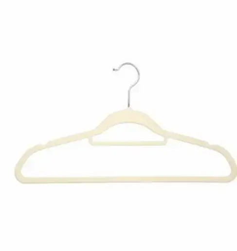 Conjunto 8 Cabides Plasticos Revestidos Veludo